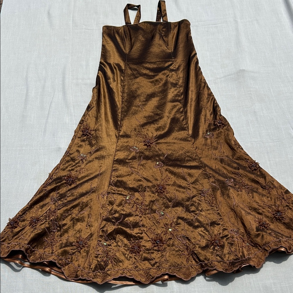Elegant Brown Dress